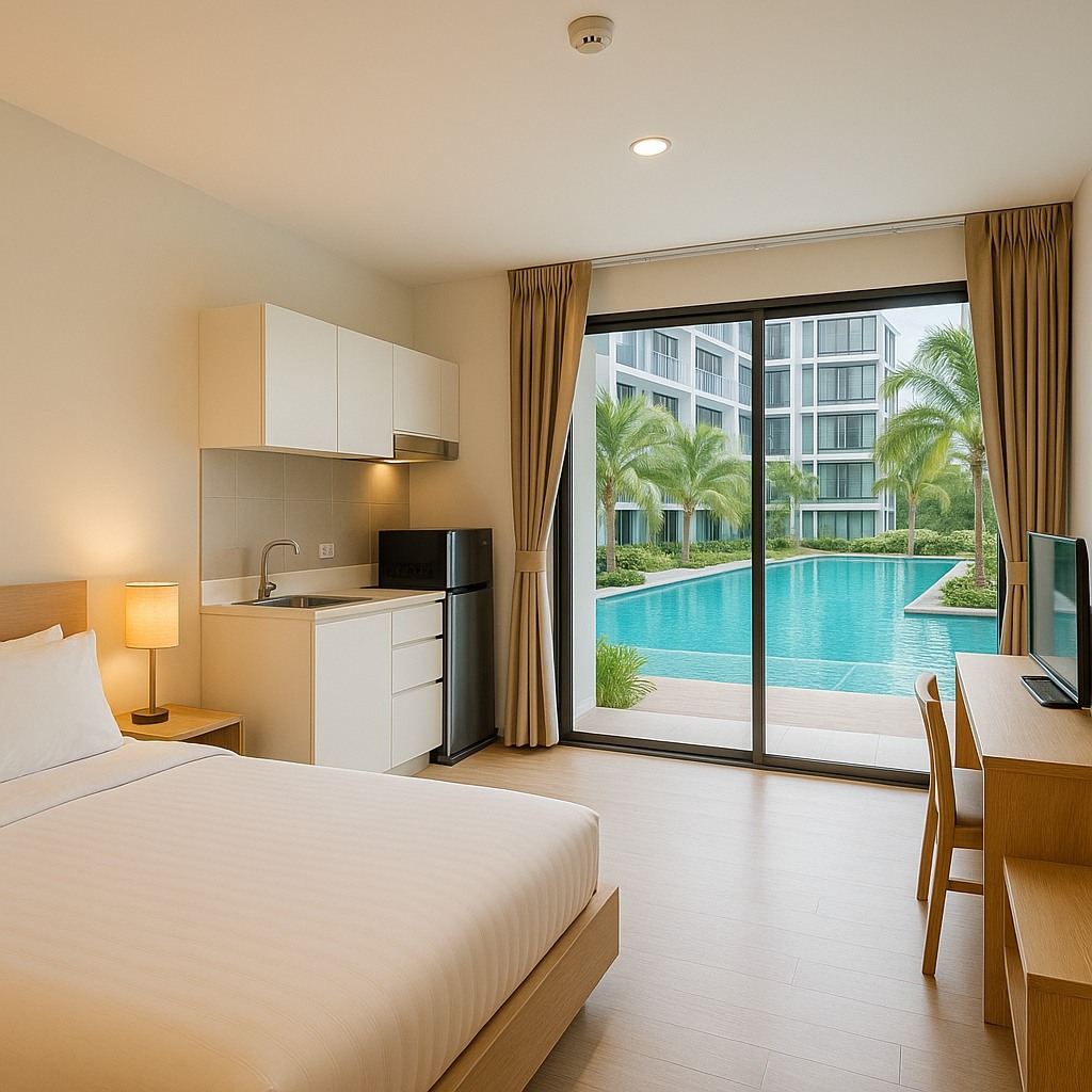 Уютная студия в Чалонге