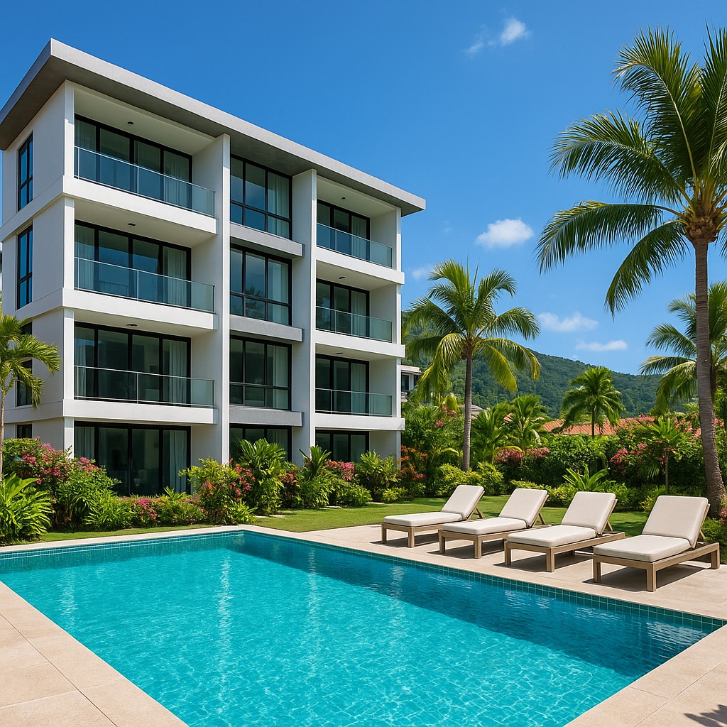 2-спальное кондо в Камале